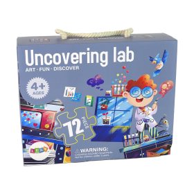 Rejtvények gyerekeknek Science Laboratory Puzzle 72 Elem