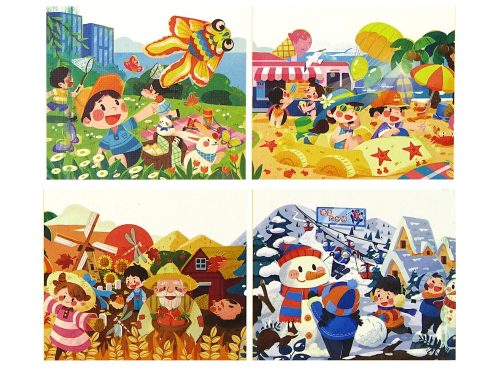 Rejtvény 4 az 1-ben, 4 évszak