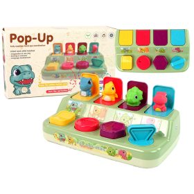   Állatos dinoszauruszos kisgyermek felugró ügyességfejlesztő játék.