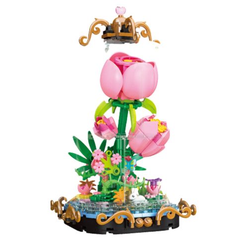 Építőkockák Örök Rózsa a Kupolában Kompozíció 257 db.