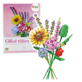 Virágcsokor építőkockák kompozíció 539 db.