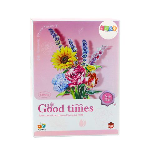 Virágcsokor építőkockák kompozíció 539 db.