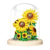 Építőkockák Virágok Napraforgók Kupolában 633 db.
