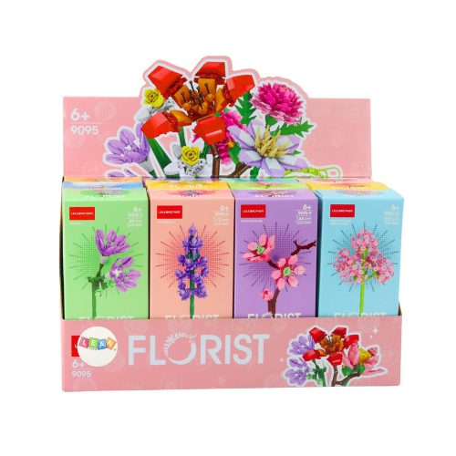 Építőkockák Egyedi Dekoratív Virág 87-227 db.