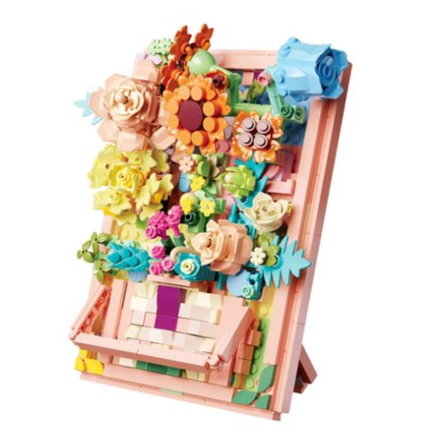 Építőkockák Virágok keretkompozíciókban 4 az 1-ben 882 db.
