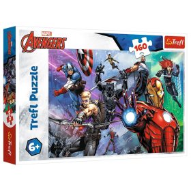 Marvel Puzzle 160 db. Mindig kész hősök Trefl 15424