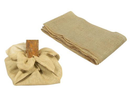 Juta díszítőanyag 80x75cm Karácsonyfa törzsének takarására