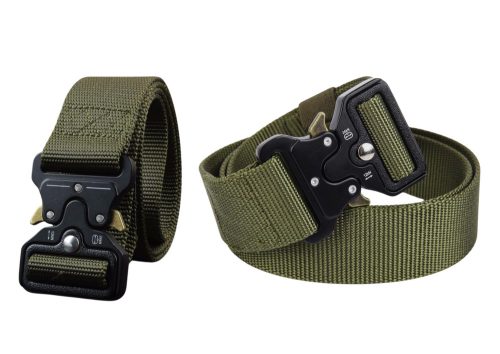 Taktikai katonai öv heveder fekete 120 x 3,8 cm