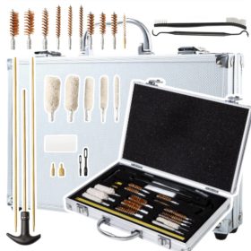 Pisztolytisztító készlet tokban Ramrod 28 El