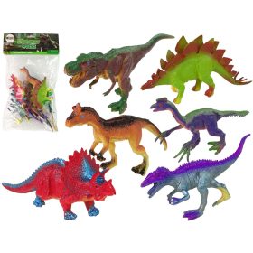 Dinoszaurusz figurák színes 6 db