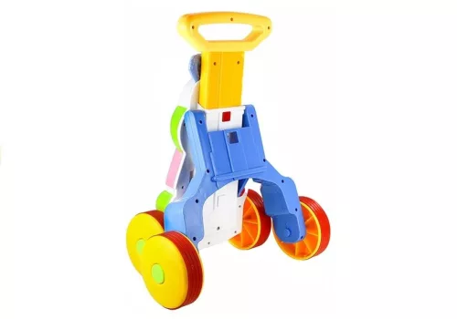 Tipegő Baba Push Along Toy Víziló Hangok Csörög Ráncok Tükör