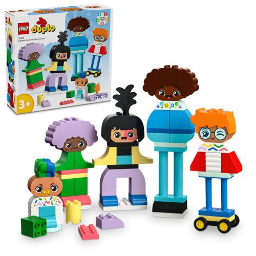 LEGO DUPLO TOWN kockák érzelmekkel rendelkező emberek 71 darab 10423