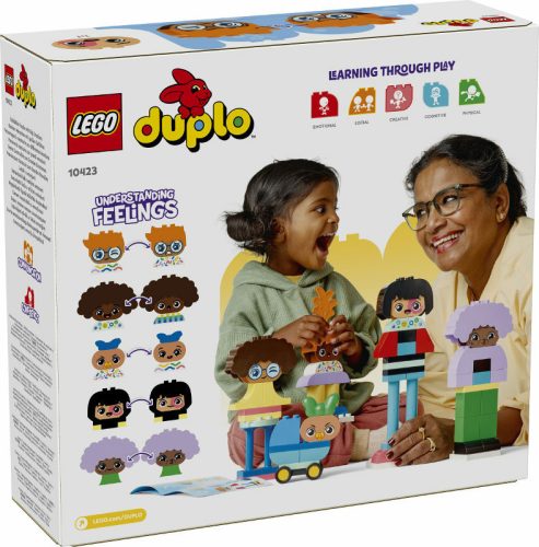LEGO DUPLO TOWN kockák érzelmekkel rendelkező emberek 71 darab 10423