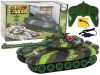 Nagy távirányítású katonai RC 360 fokos tank