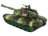 Nagy távirányítású katonai RC 360 fokos tank