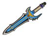 Blue Warrior Sword Shield készlet EVA habból.