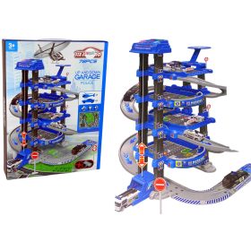   Rendőrségi négyszintes parkoló 1:64 Járművek Hangfények