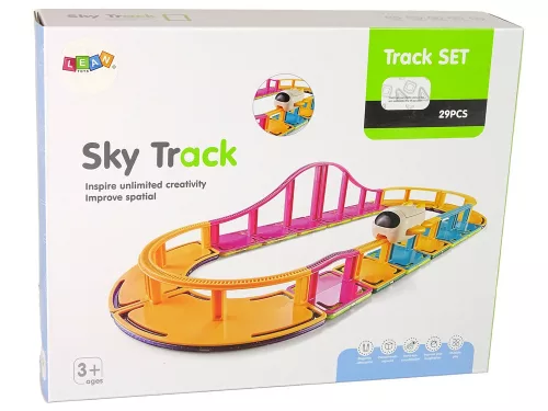 Mágneses szerkezeti blokkok Sky Track 29 darab