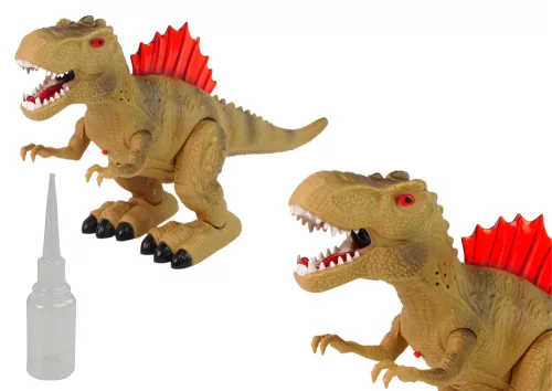 Dinoszaurusz Tűzlélegzik Gőzlámpák Akkumulátorcsomag Barna