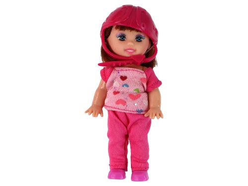 Lucy Doll Set Lila roller gördeszkás sisakok