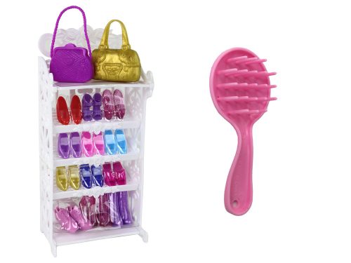 Gyermek baba Hosszú szőke haj Ruhásszekrény Cipők Ruhák Kiegészítők