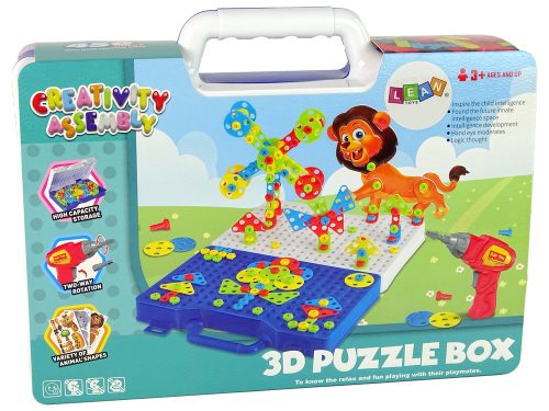 3D építőelemek DIY dinoszauruszok