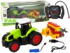 Mezőgazdasági jármű traktor bálázóval R/C 1:16 Green