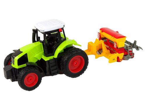 Mezőgazdasági jármű traktor bálázóval R/C 1:16 Green