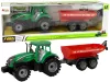 Zöld traktor Red Trailer Fractal meghajtóval