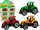 Farm Vehicle Tractor Farm Big Wheels 3 színben