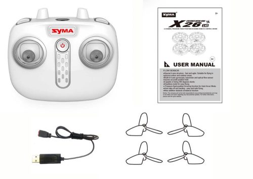 RC Drón X26 SYMA Fekete
