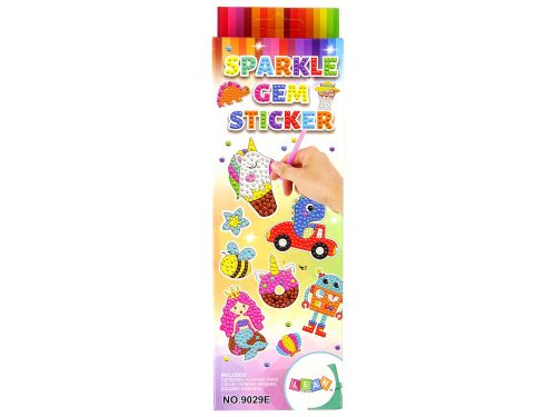 Gyémánt hímző matrica készlet Dinosaurs Mosaic