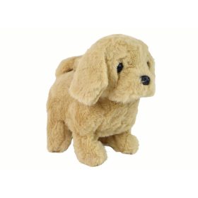 Sétáltató kutya interaktív játék Barking Beige