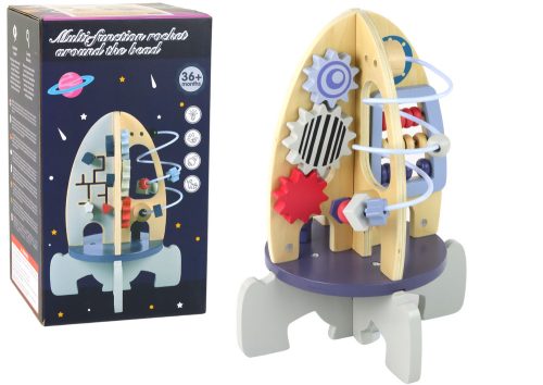 Fa ütő oktatási gyöngyök fogaskerekek