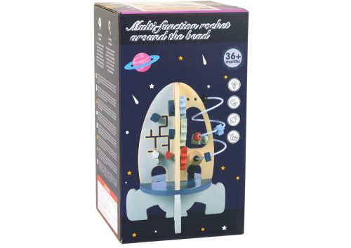 Fa ütő oktatási gyöngyök fogaskerekek