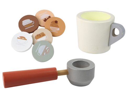 Fa kávéfőző játék kupa