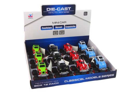 Fém autó nagy kerekek különböző kivitelben HXHG08