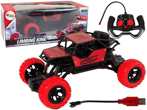 Távirányítós terepautó R/C 1:18 Red.