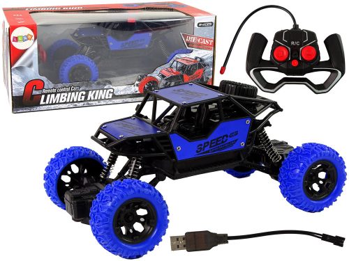 Távirányítós terepautó R/C 1:18 kék
