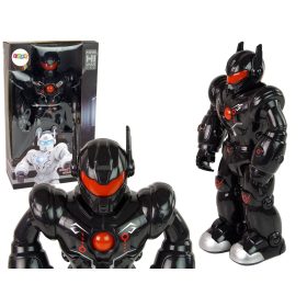 Interaktív Robot Walks Sound Fények fekete