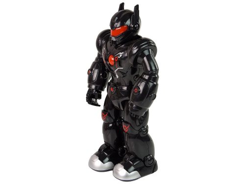 Interaktív Robot Walks Sound Fények fekete