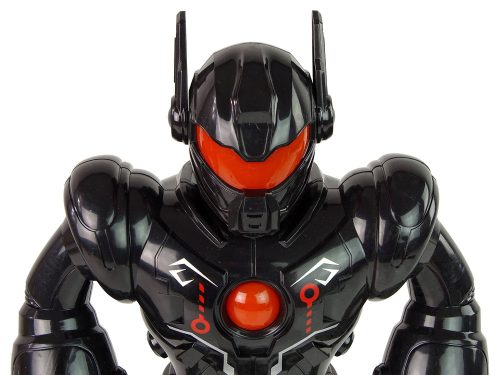 Interaktív Robot Walks Sound Fények fekete