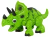 Interaktív dinoszaurusz Triceratops Steam Water Sound Green