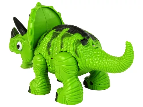 Interaktív dinoszaurusz Triceratops Steam Water Sound Green
