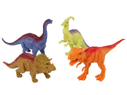 Dinoszaurusz figurák készlet tartozékokkal, 15 darab