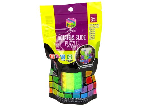 Logikai kirakós játék Forgó görgő színes