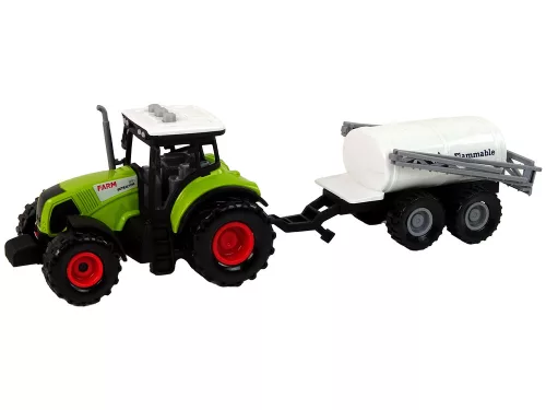 Gyerekeknek való traktor utánfutóval és farmautóval