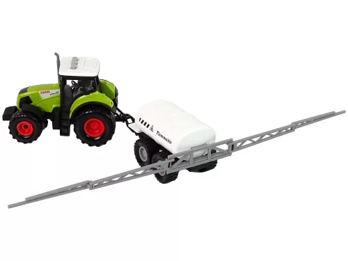 Gyerekeknek való traktor utánfutóval és farmautóval