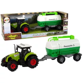 Traktor gyerekeknek utánfutóval Tartálykocsi Farm
