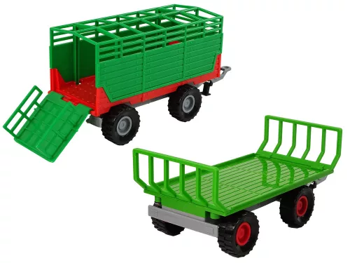 Traktor utánfutóval